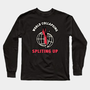 Spliting up Long Sleeve T-Shirt